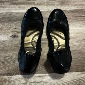 Black Stretch Scrunch Flats Womens Sz 13!!!